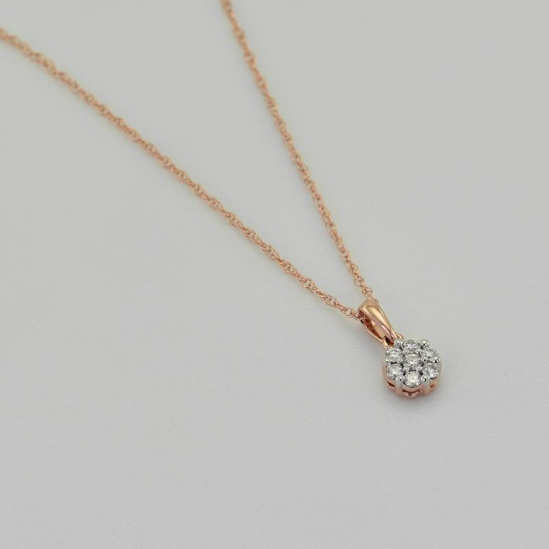 Strieborný náhrdelník s lab-grown diamantmi Hogan 104219