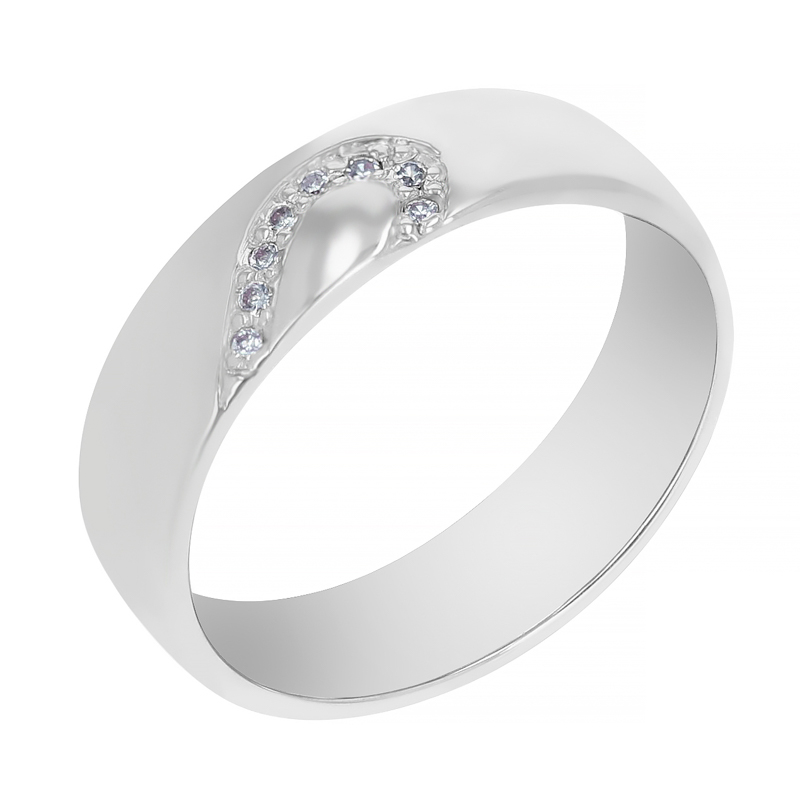 Zlaté svadobné prstene s diamantmi Faye 105529