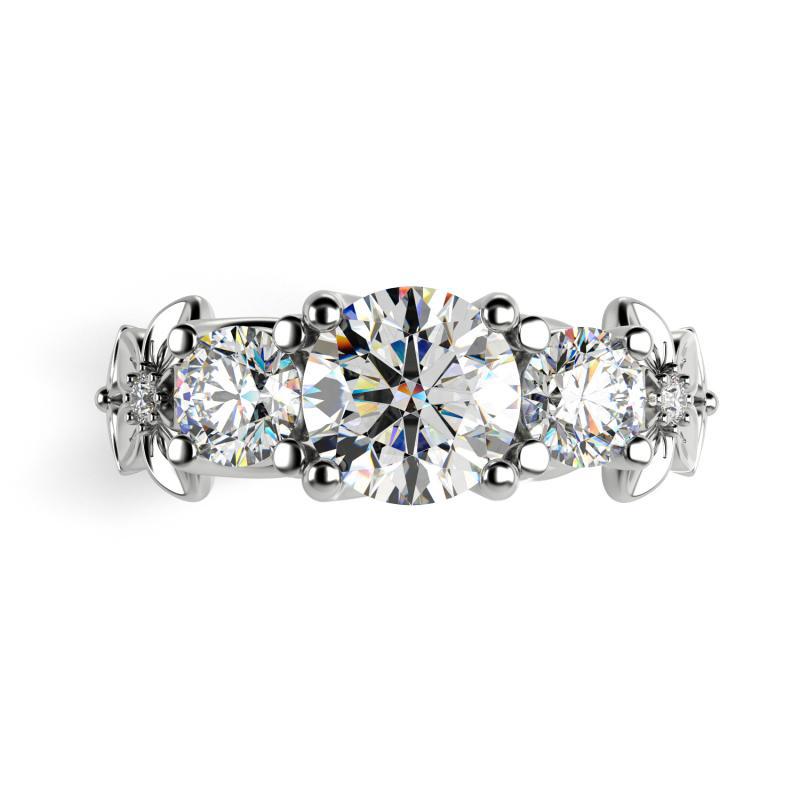 Prsteň s diamantmi Alise 10839