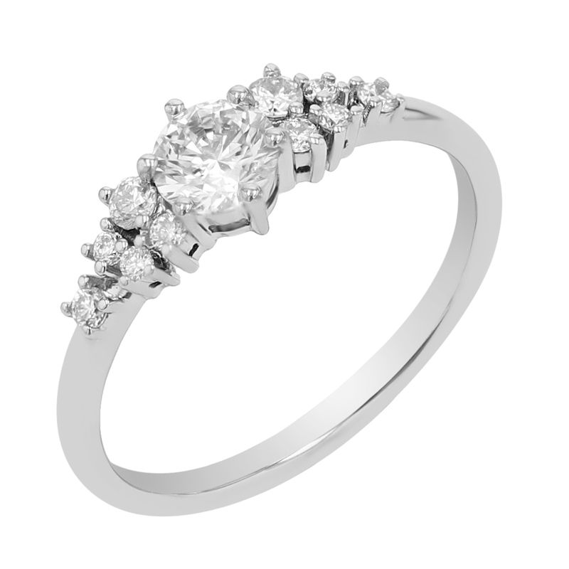 Romantický zásnubný prsteň s diamantmi Tamera 109139
