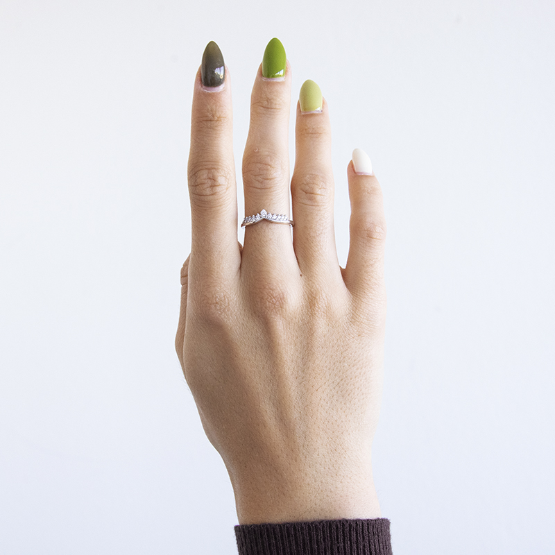 Vykrojený prsteň s lab-grown diamantmi Santana 110369