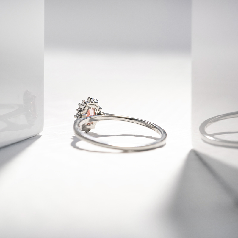 Zásnubný prsteň s 0.34ct IGI certifikovaným ružovým lab-grown diamantom Neve 111359