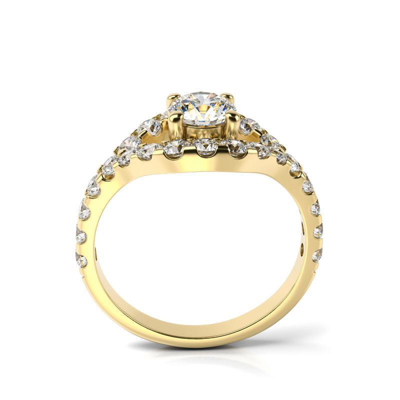 Diamantový zásnubný prsteň 11399