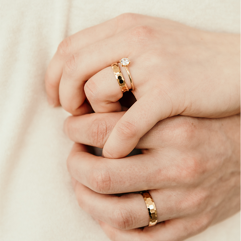 Zásnubný prsteň s diamantom Vanilla 121459