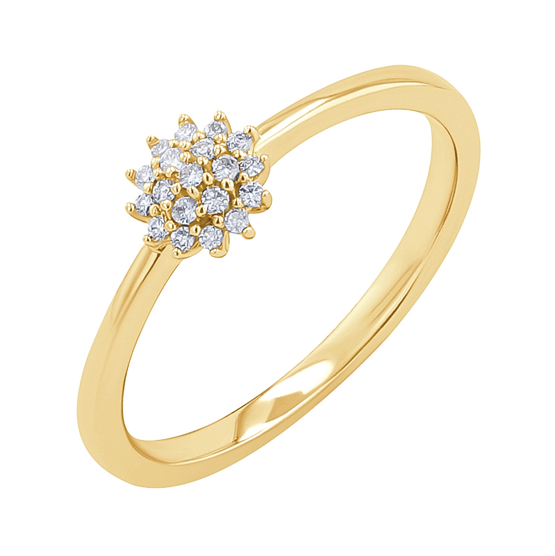 Elegantný prsteň s diamantmi Freja 128959