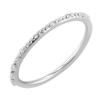 Minimalistický prsteň s diamantmi Brealyn