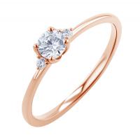 Zásnubný prsteň s lab-grown diamantmi Sim