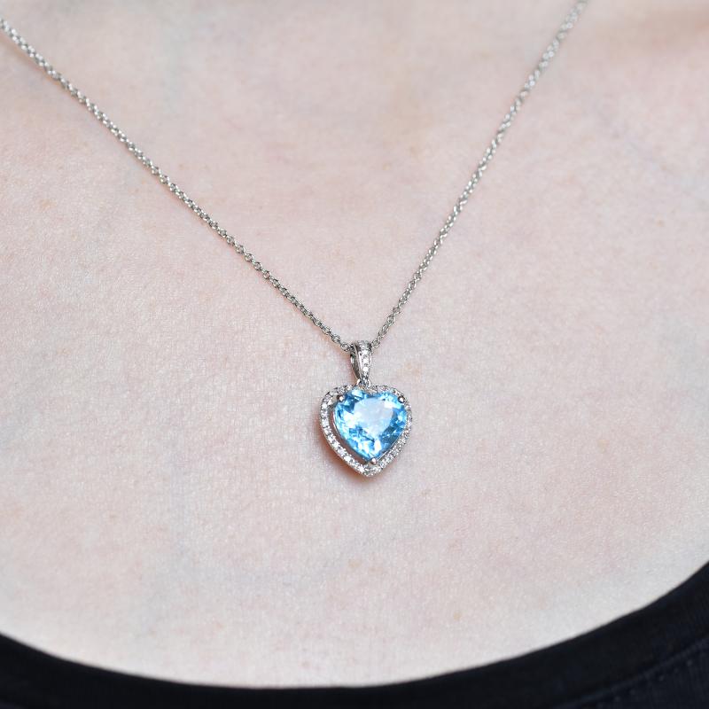 Romantický topásový náhrdelník 13809