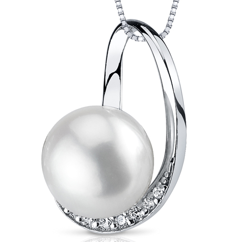 Štýlový strieborný náhrdelník s perlou Kelae