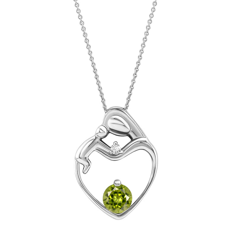 Zlatý náhrdelník s olivínom