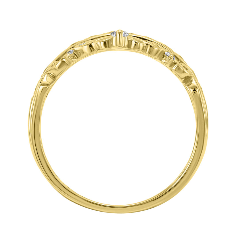 Zlatý prsteň s diamantmi 31509