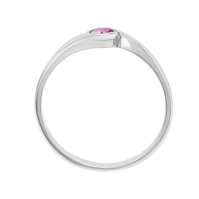 Zásnubný prsteň s ružovým zafírom 31989
