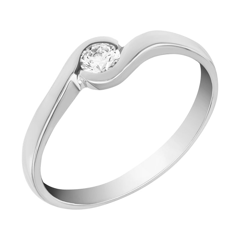Zásnubný prsteň s diamantom zeryka 4079