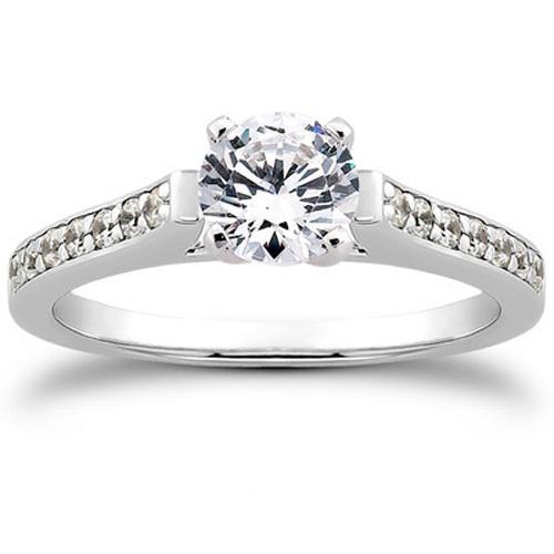 Zásnubný a snubný diamantový prsteň 4319