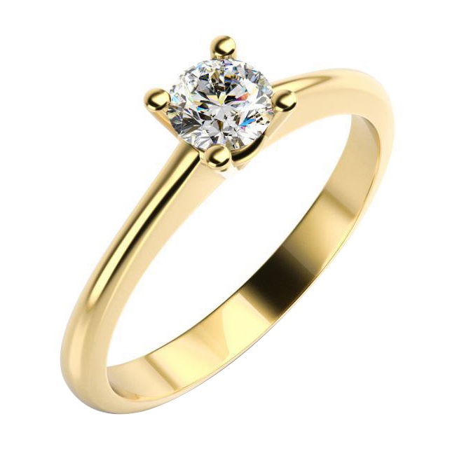 Prsteň z bieleho zlata Godel 59809