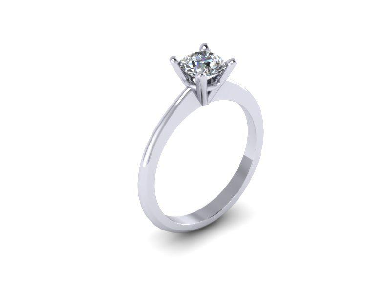 Zásnubný prsteň s diamantom Talua 6669