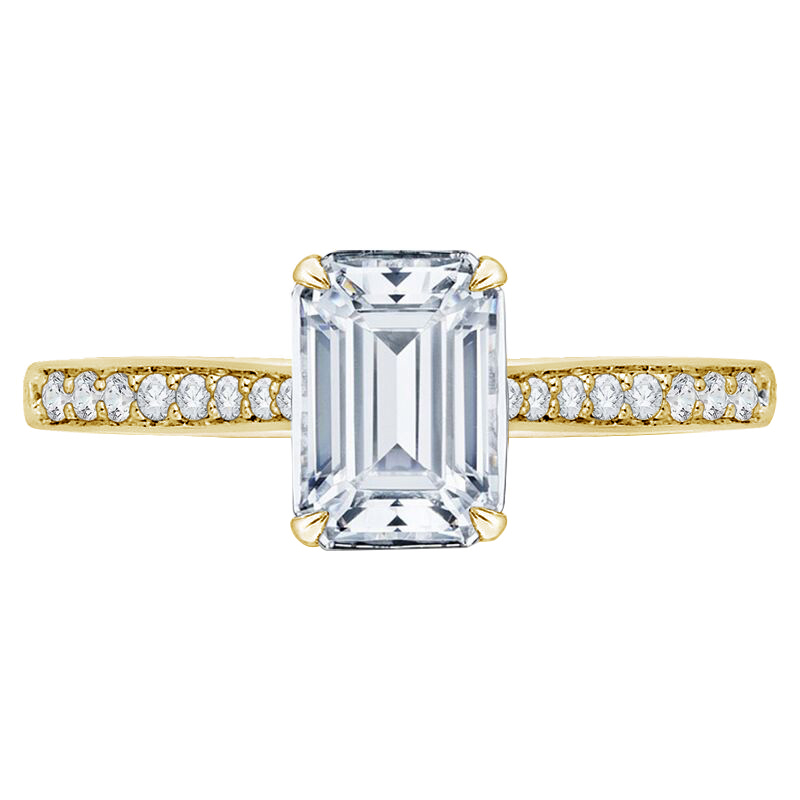 Diamantový zásnubný prsteň zo zlata 74269