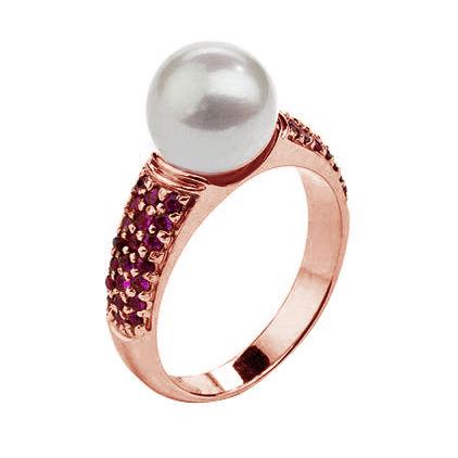 Zlatý prsteň s perlou 79159