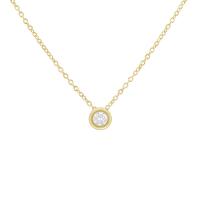 Diamantový náhrdelník v minimalistickom štýle Jyrki