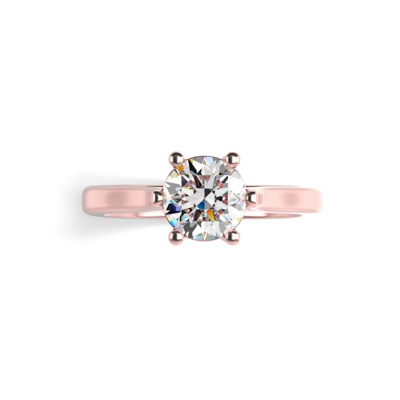 Diamantový prsteň s rubínom 90319
