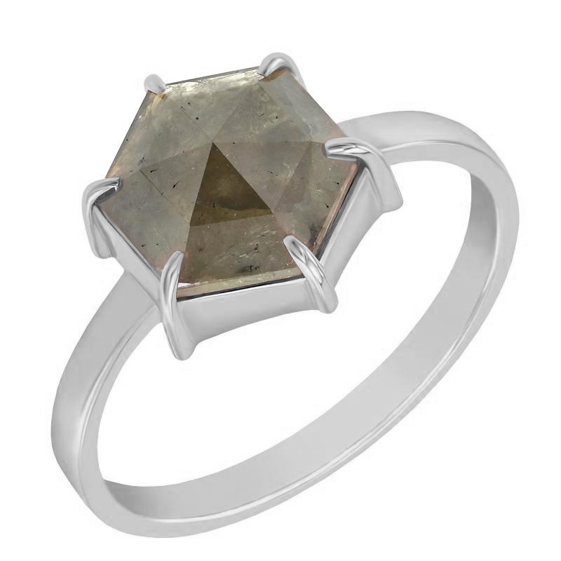 Zlatý prsteň so salt and pepper diamantem Joana 97459