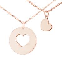 Set náhrdelníkov v tvare srdca pre dvoch Lees