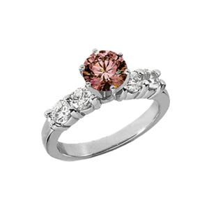 Zásnubné prstene s farebnými diamantmi 