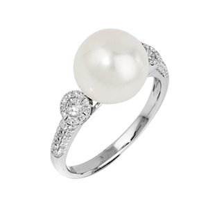 Zásnubné prstene s perlou