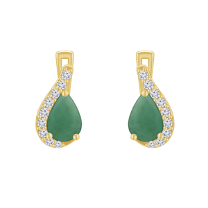 Šperky so zeleným drahokamom