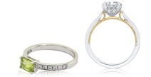 Zásnubní prstene s diamantmi